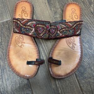 Naughty Monkey Colorful Beaded Sandals